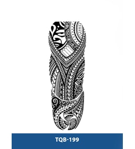 TQB-199 ETNİK ŞEMATİK DESEN GEÇİCİ KOL DÖVMESİ-TATTO