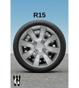 Dacia Jogger 15 İnç Jant Kapağı (4 ADET) Gri G102