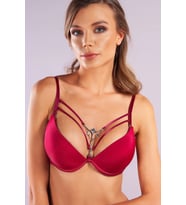 Golshan Gorbus Foam Cup Push Up Bra, Şarap Renk Konforlu ve Şık Sütyen