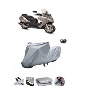 Peugeot Satelis 400  Su Geçirmez Motosiklet Brandası ARKA ÇANTA UYUMLU