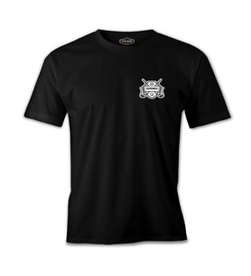 Golf Kulübü - Turnuva Siyah Erkek Tshirt