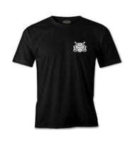 Golf Kulübü - Turnuva Siyah Erkek Tshirt