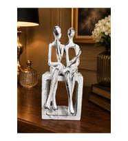 25 cm Kaideli Couple Biblo Obje Süs Dekoratif Ev Ofis Aksesuar