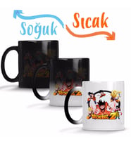 Goku Variados Sihirli Kupa Bardak Porselen