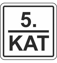 EKSTRAFİX 230 YÖNLENDİRME/UYARI LEVHASI 12x12cm  5. KAT