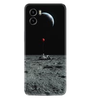 Vivo Y15S Y32 Y33S Y51 Y53S Kılıf Desemli Silikon Astronoot Red Baloon 1608