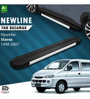 S-Dizayn Hyundai H-1 Starex Uzun Şase NewLine Aluminyum Yan Basamak 213 Cm 1998-2007 A+ Kalite