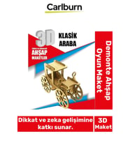 3 Boyut Eğitici Öğretici Zeka Geliştirici Boyanabilir Ebeveyn Çocuk Puzzle Demonte Ahşap Oyun Maket