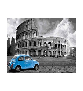Roma Sayılarla Boyama Seti 40x50 cm (Tuvale Gerili)