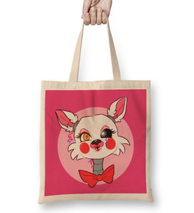 Fnaf Mangle 01 Bez Çanta Uzun Saplı