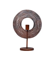 Annular Dekoratif Abajur Krom