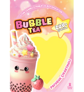 Bubble Tea Pofuduk Çıkartmalı Etkinlik Kitabı