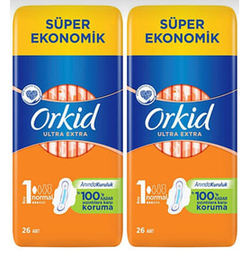 Orkid Ultra Extra Hijyenik Ped 2 x 26'lı