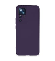 Xiaomi Mi 12T Pro Kılıf Nano içi Kadife Silikon - Mor