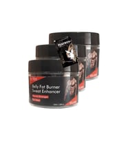Belly fatBurner Sweat Enhancer 3 Adet Erkeklere Özel Yağ Yakıcı Kas Yapıcı Krem 100 ml + 1 Adet Jel Hediye