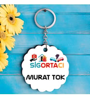 Sigortacılara Özel İsimli Anahtarlık
