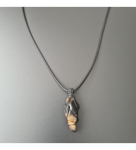 Bumblebee Jasper Doğaltaş İpli Kolye (BJip)