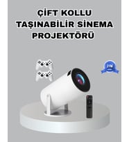 Northcity 4K Taşınabilir Projeksiyon Cihazı: Wi-Fi 6 ve Kablosuz Ekran Yansıtma ile Ev Sineması Deneyimi
