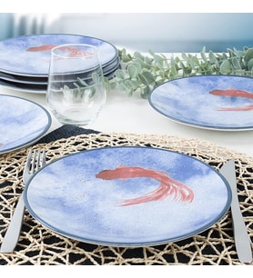 Koi Pasta Tabağı 20 Cm 6 Adet - 20221