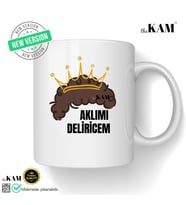 Aklımı Deliricem Baskılı Kupa Bardak