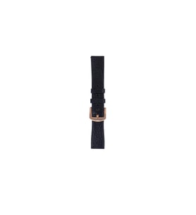 Fro LW38-43 20 mm Hakiki Deri Floter Siyah Kordon Gold Toka