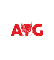 Aog Sticker Kırmızı 40*17 Cm