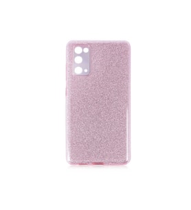Samsung Galaxy S20 FE Uyumlu Kılıf Zore Shining Silikon (Pembe)