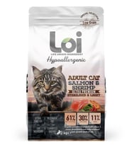 LOİ SOMON VE KARİDESLİ KISIRLAŞTIRILMIŞ KEDİ MAMASI 2 KG