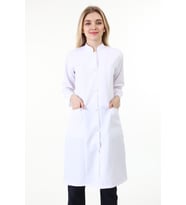 HAKİM YAKA ÖNLÜK, TESETTÜR BOY BEYAZ ÖNLÜK, DOKTOR ÖNLÜĞÜ,TESETTÜR BEYAZ ÖNLÜK,BEYAZ ÖNLÜK