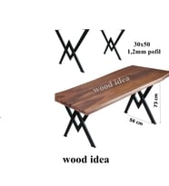 wood idea  Metal Masa Ayakları Çalışma Yemek Bilgisayar Masası Ayağı Retro