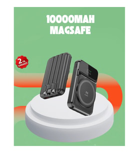 Mey İthalat® 10000 mAh Kablosuz Hızlı Şarj Destekli Powerbank – 15W, PD20W, Type-C Girişli