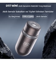 Şarjlı Taşınabilir Unisex Mini Sakal ve Yanak Tüy Tıraş Makinesi