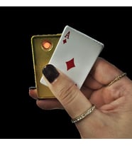 İsme Özel KARO AS MODEL USB ŞARJLI ÇAKMAK (Renksiz)