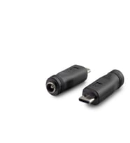 Notebook Adaptör Ucu Çevirici Type-C (M) To 5.5*2.5 (F) 10Lu Paket Siyah HDX1340 (Standart)