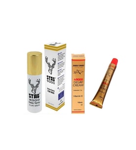 ORJİNAL STAG ST 9000 GECİKTİRİCİ SPREY + GECİKTİRİCİ KREM
