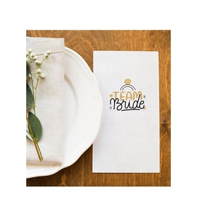 Baskılı Bride Team Bekarlığa Veda Sunum Peçetesi 006 20 Adet
