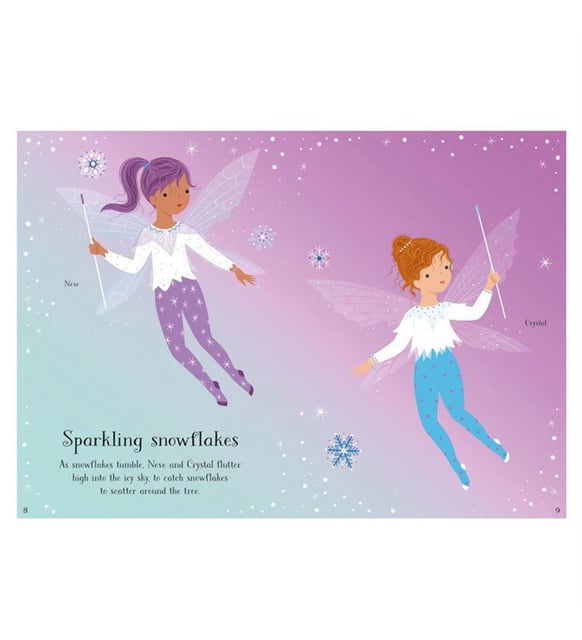 Little Sticker Dolly Dressing Christmas Fairy Usborne Publishing