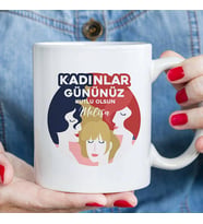 Kişiye Özel Kadınlarımız İsme Özel Kupa Bardak
