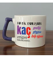 Bu Dik Duruşun Baskılı Kadınlar Günü Mor Kulplu D Kupa