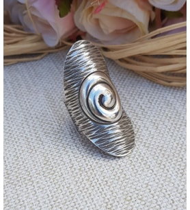 Spiral Bayan Gümüş Yüzük