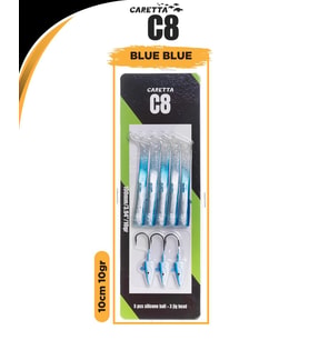 Caretta C8 10cm 10gr Lrf Silikon Yem Blue Blue