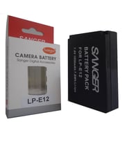 Sanger LP-E12 Batarya, Canon Eos M, M2, 100D, SL1, Kiss x 7  Bataryası, pil
