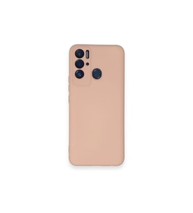 Tecno Pova Neo Kılıf Nano İçi Kadife Silikon - Pudra