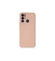 Tecno Pova Neo Kılıf Nano İçi Kadife Silikon - Pudra