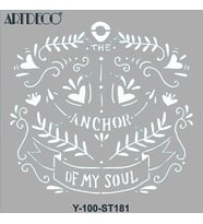 ARTDECO STENCİL 30X30CM RUHUN ÇIPASI 181