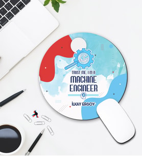 Kişiye Özel Makine Mühendisi Tasarımlı Mouse Pad 026