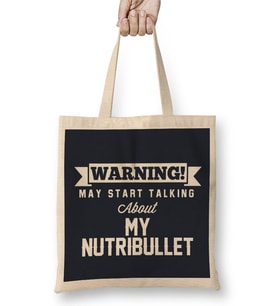 Warning May Start Talking About My Nutribullet Bez Çanta Uzun Saplı