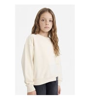 Defacto Relax Fıt Baskılı Ekru Kız Çocuk Sweatshirt E6842A8/ER98