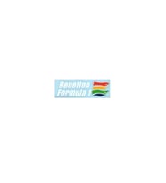 Formula 1 Sevenlere Özel Sticker Benetton Formula 1 Sticker - F1 Sticker 15x4.5 cm (Karışık)