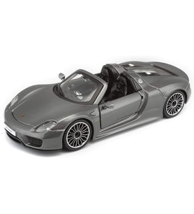 Bburago Porsche 918 Spyder Gri 1:24 Model Araba